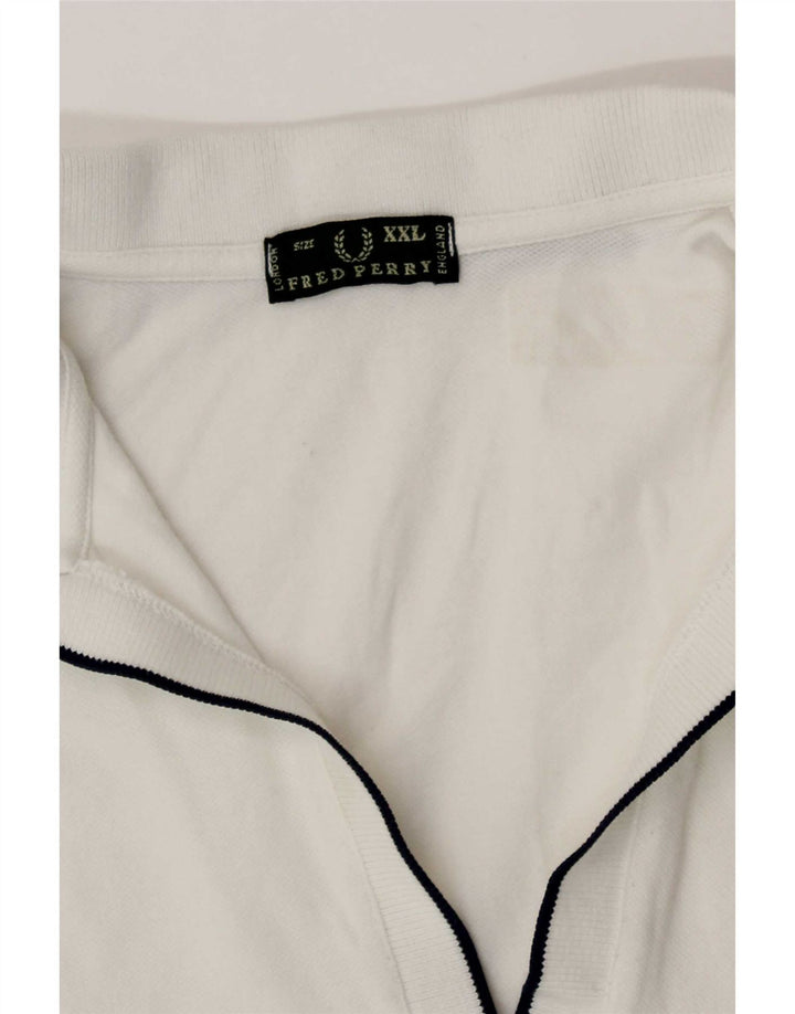 Fred Perry Womens Polo Shirt UK 20 2XL White
