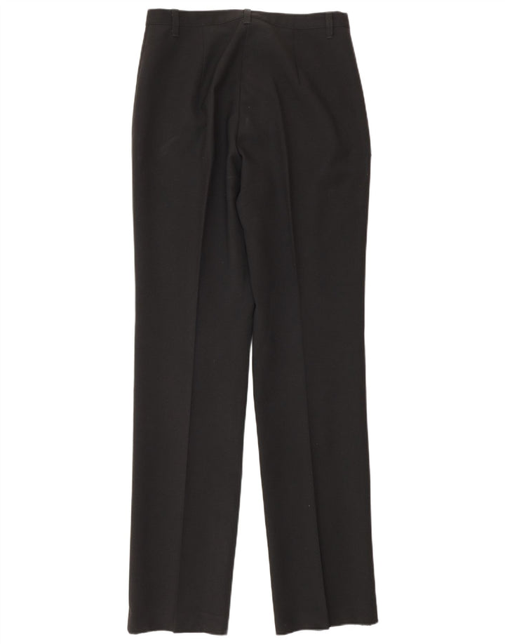 Benetton Womens Straight Suit Trousers W28 L32 Black
