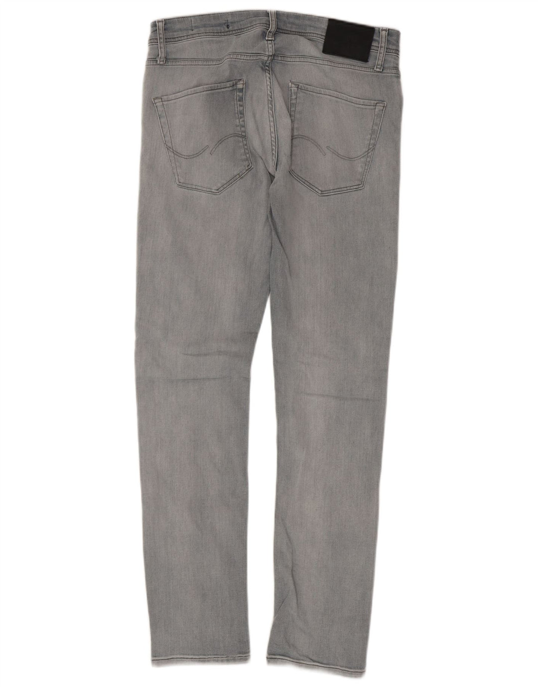 Jack & Jones Mens Tim Slim Jeans W31 L32 Grey Cotton