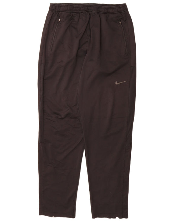 Nike Mens Dri Fit Tracksuit Trousers Large Black Polyester