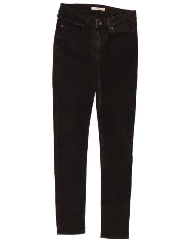 Женские джинсы скинни Levi's 711 W28 L31, черный хлопок