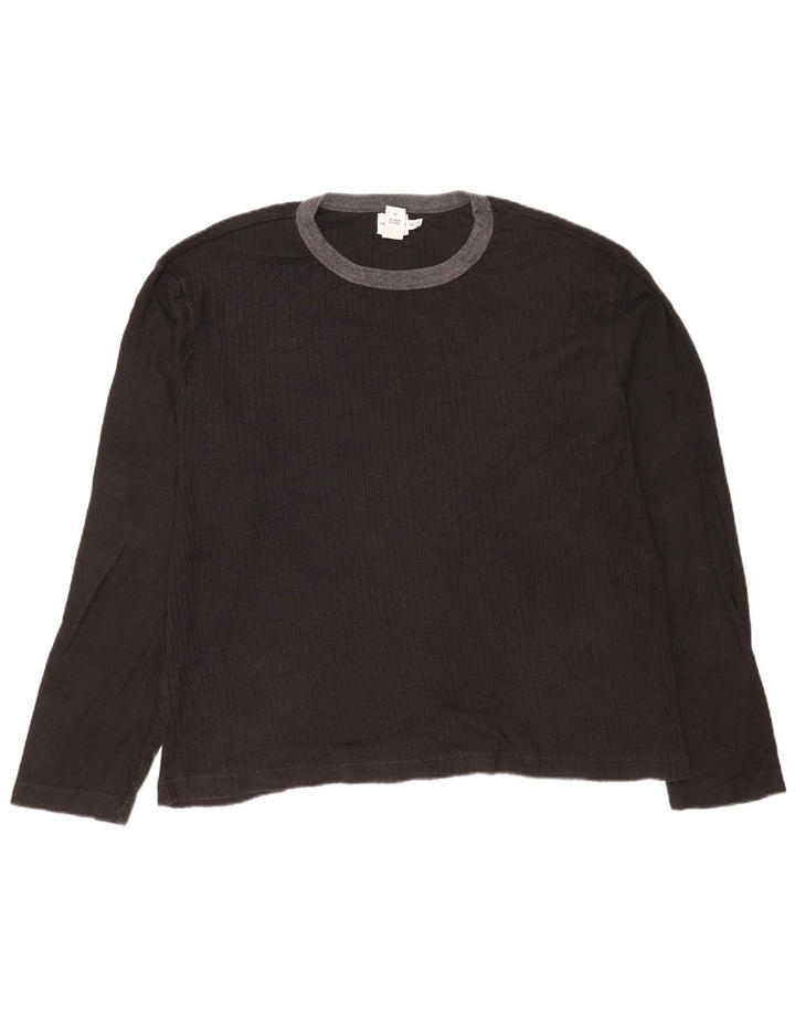 Calvin Klein Jeans Mens Top Long Sleeve 2XL Black Cotton