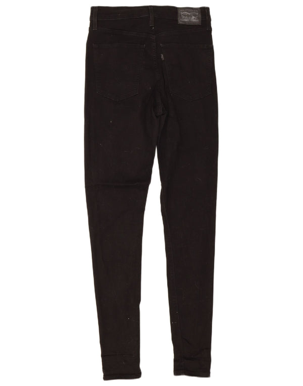 Женские джинсы суперскинни Levi's Mile High W30 L32, черный хлопок