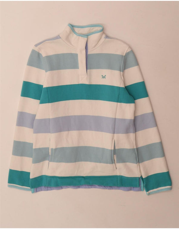 Crew Clothing Γυναικεία φούτερ Jumper UK 8 Small πολύχρωμα ριγέ
