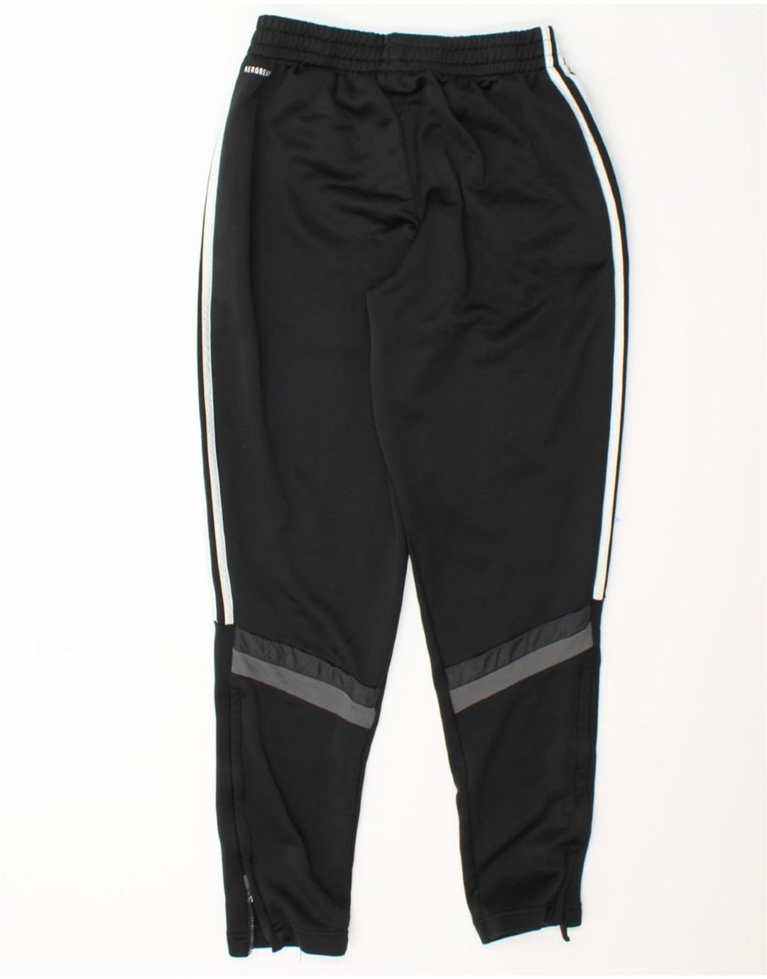 ADIDAS Womens Aeroready Tracksuit Trousers UK 12 Medium  Black Polyester Vintage Adidas and Second-Hand Adidas from Messina Hembry 
