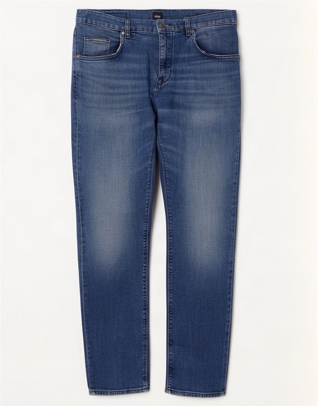 Hugo Boss Mens Straight Jeans W32 L30 Blue Cotton