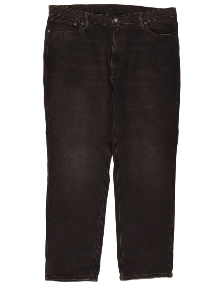 Levi's Mens 541 Tapered Jeans W40 L32 Black Cotton