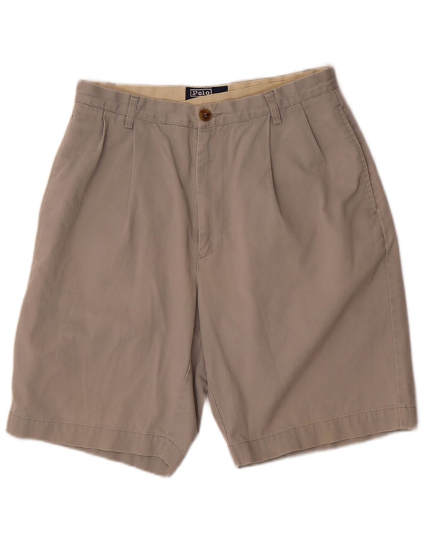 Polo Ralph Lauren Masculino Pegged Chino Shorts W31 Algodão Cinza Médio