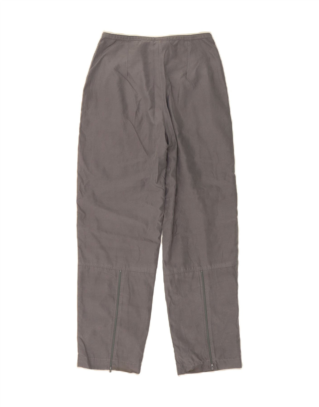NIKE Womens Straight Casual Trousers US 4/6 Small W26 L30 Grey Polyester Vintage Nike and Second-Hand Nike from Messina Hembry 