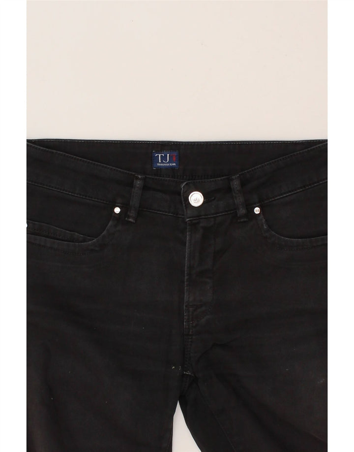 TRUSSARDI Womens Slim Jeans W26 L30 Black Vintage Trussardi and Second-Hand Trussardi from Messina Hembry 