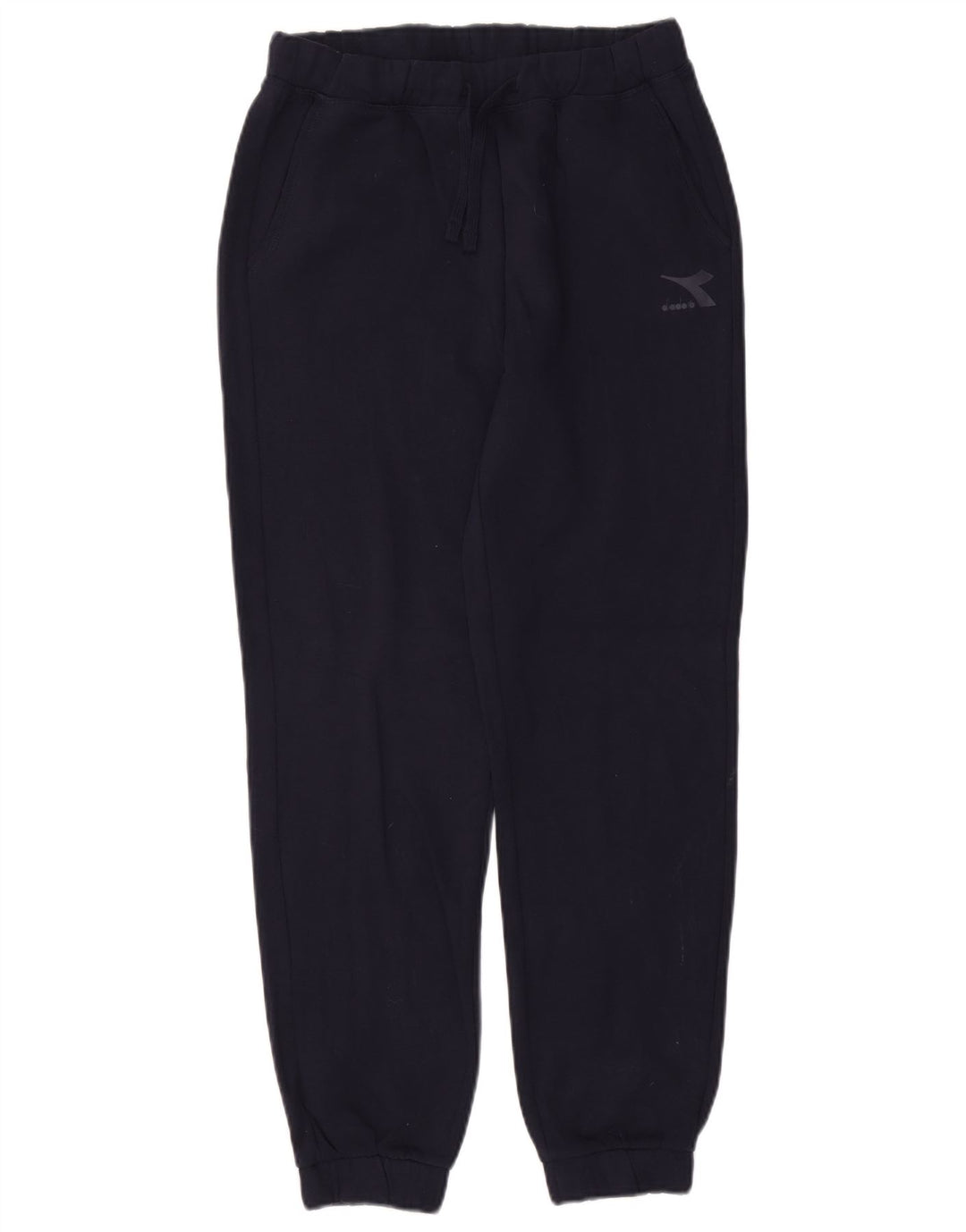 Diadora Mens Tracksuit Trousers Small  Navy Blue Cotton