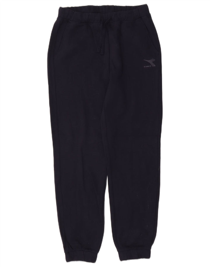 Diadora Mens Tracksuit Trousers Small  Navy Blue Cotton