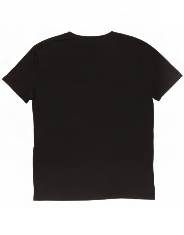 Polo Ralph Lauren Mens Custom Slim Fit T-Shirt Top Large Black Cotton