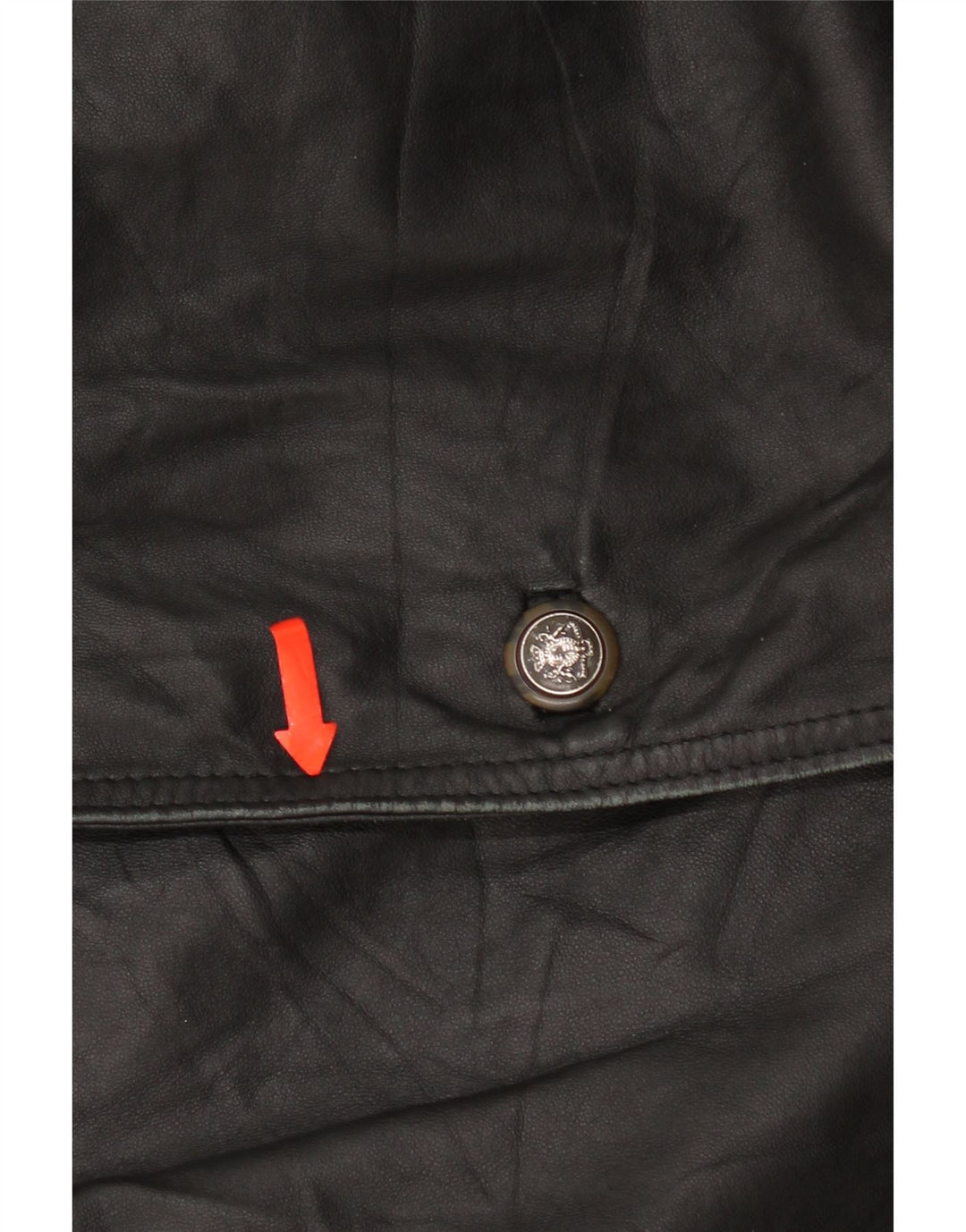 Bizzarro Veste Blazer 3 Boutons Homme IT 54 2XL Cuir Noir