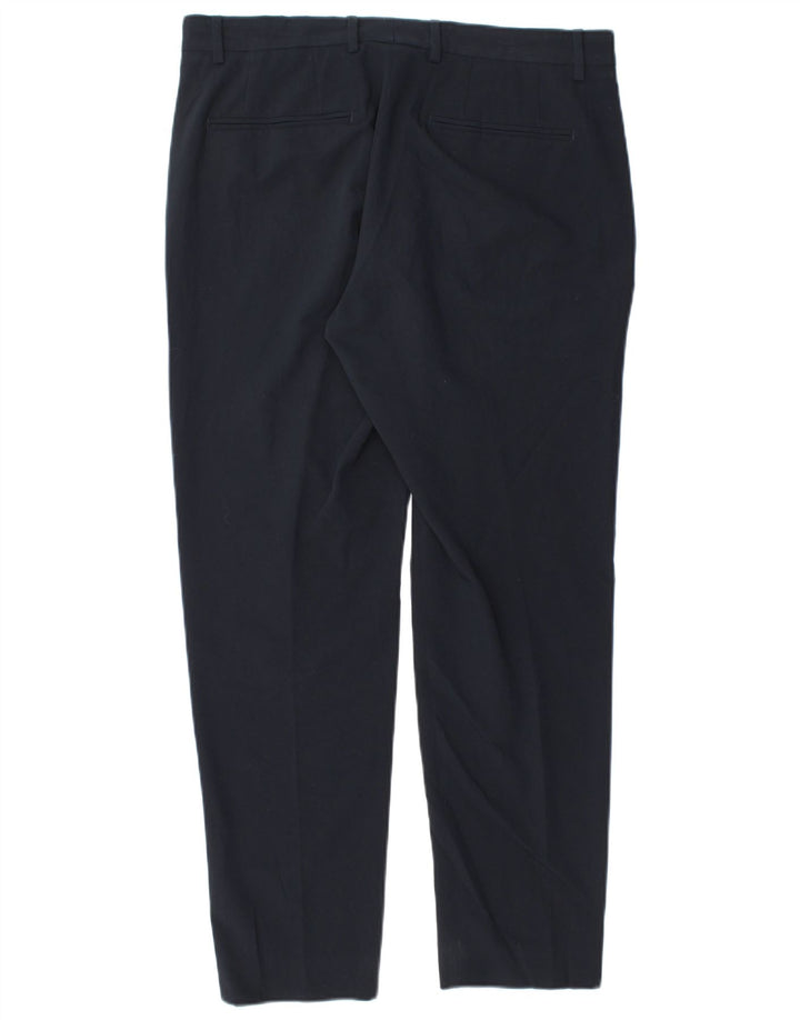 Zara Mens Slim Chino Trousers EU 40 Medium W31 L28 Black
