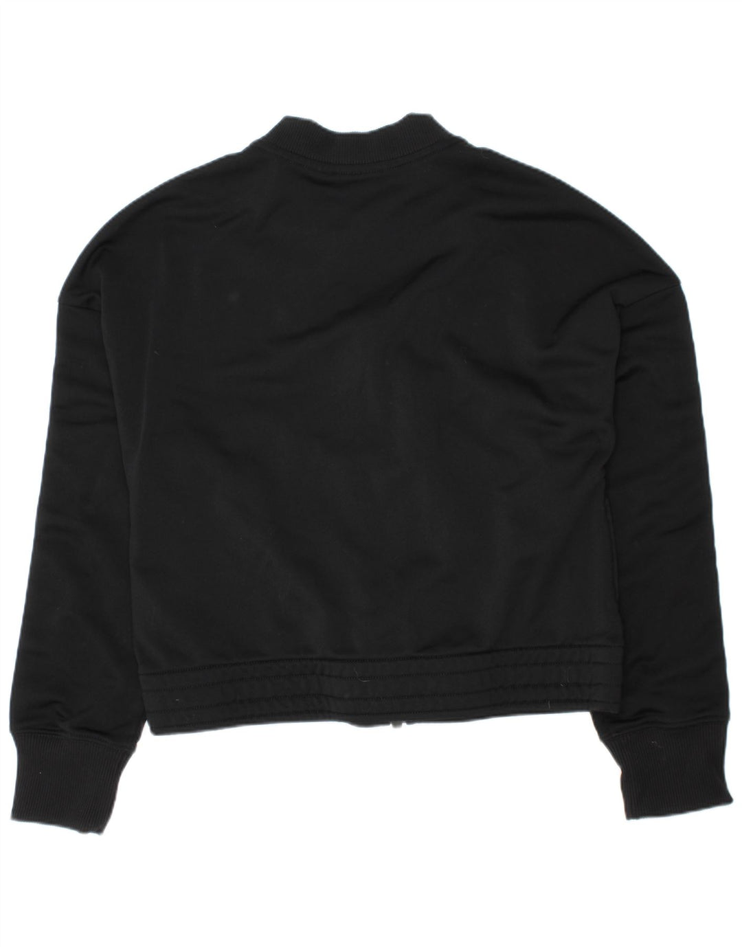 Nike Girls Tracksuit Top Jacket 10-11 Years Medium Black Colourblock