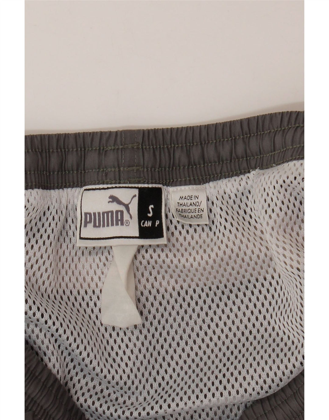 PUMA Mens Sport Shorts Small Grey Colourblock Polyester