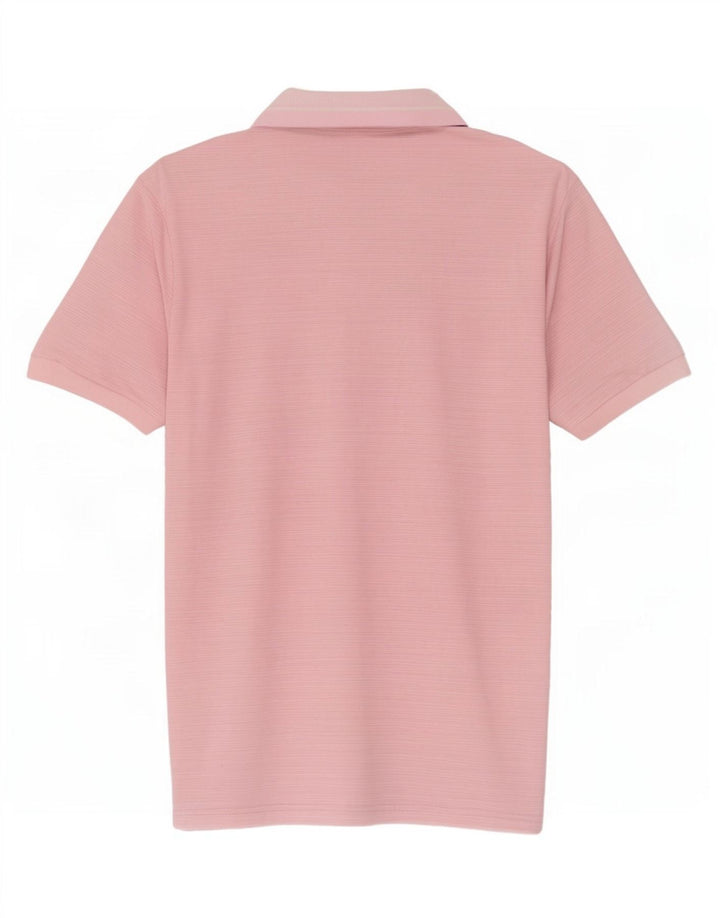 Calvin Klein Polo Homme Rose Moyen Rayures Polyester