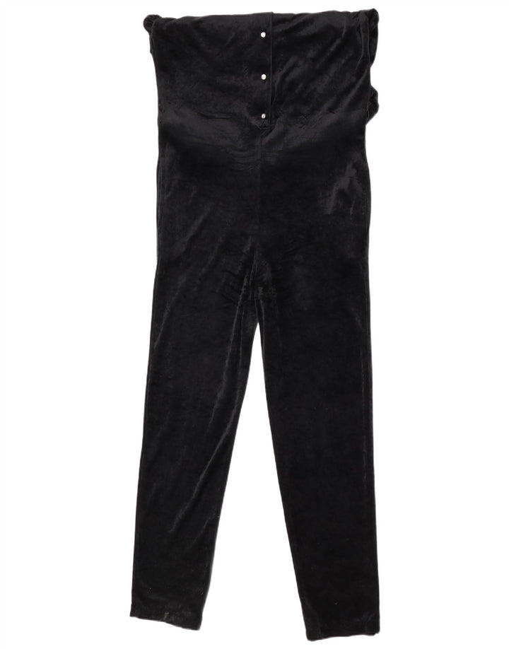 Egon Von Furstenberg Womens Long Sleeve Jumpsuit IT 42 Medium Navy Blue