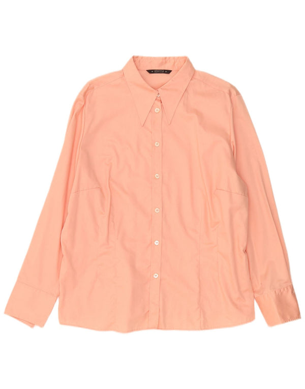 Eterna Damen Hemd IT 48 XL Rosa Baumwolle