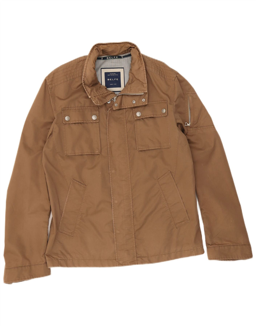 Giacca utility da uomo Belfe UK 42 XL Cotone beige