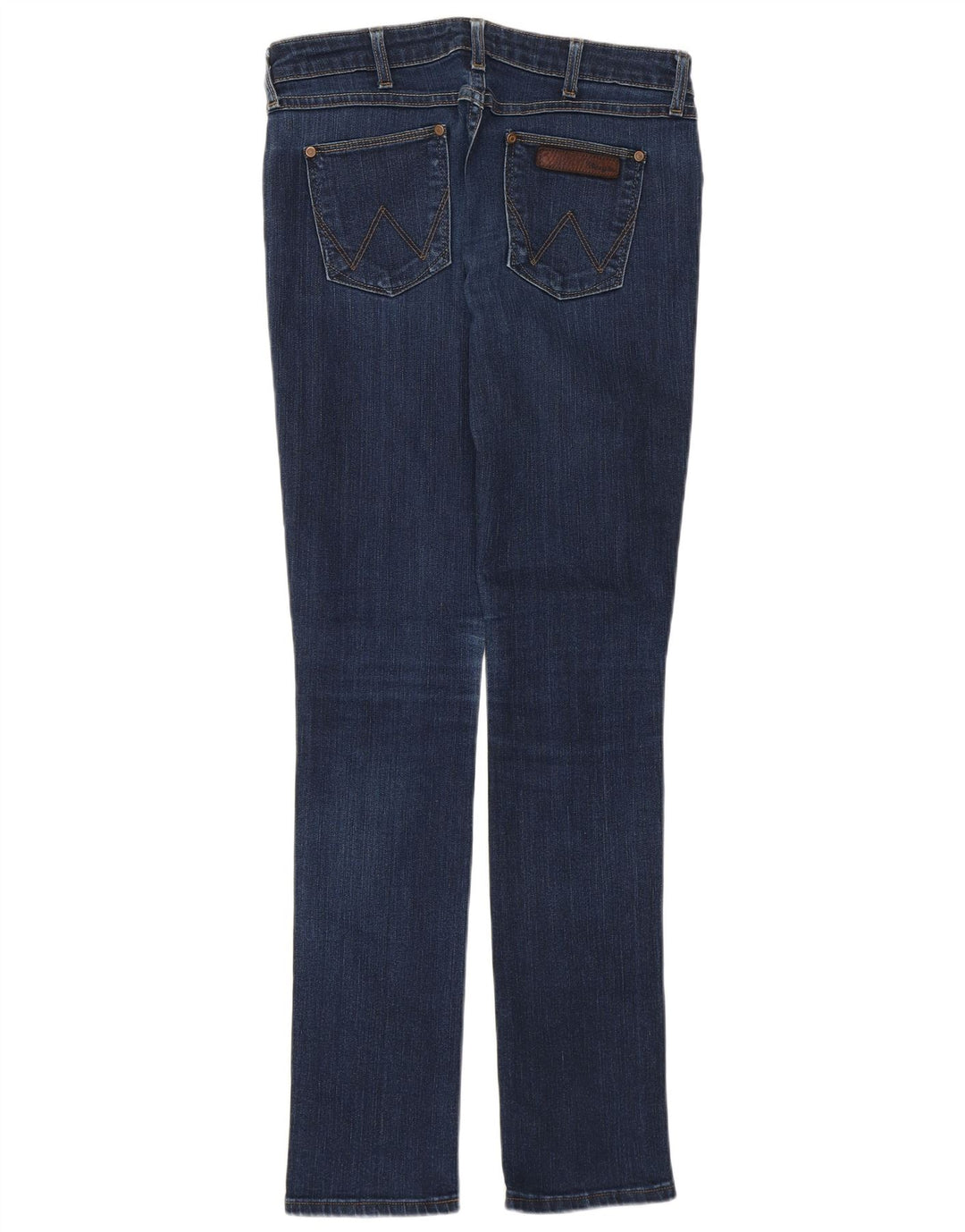 WRANGLER Womens Slim Jeans W27 L31 Blue Cotton