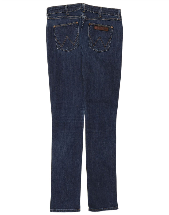 WRANGLER Womens Slim Jeans W27 L31 Blue Cotton