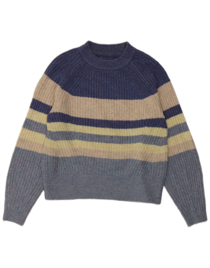 Marks & Spencer Womens Crew Neck Jumper Sweater UK 10 Small Multicoloured