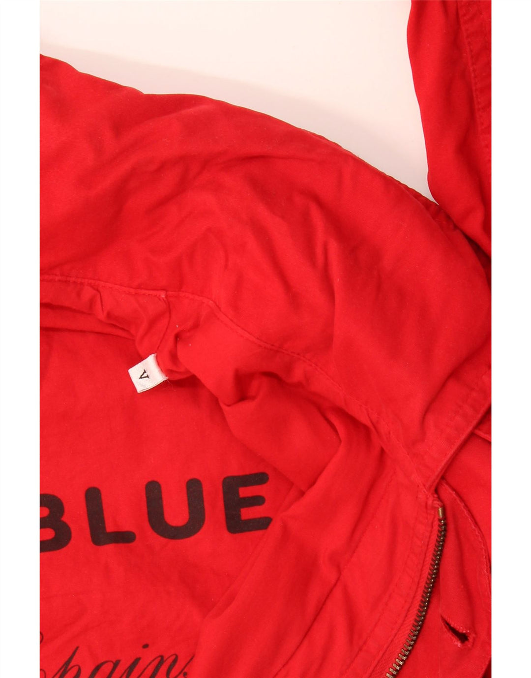 Vintage Mens Hooded Utility Jacket UK 42 XL Red