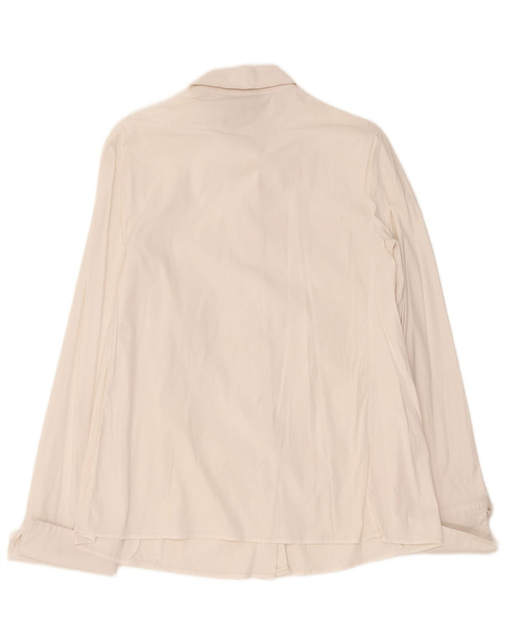 Emporio Armani Womens Formal Shirt IT 44 Medium White