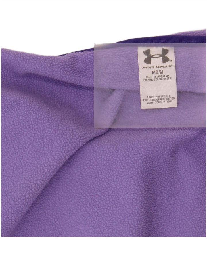 Felpa con cappuccio da uomo UNDER ARMOUR poliestere viola medio