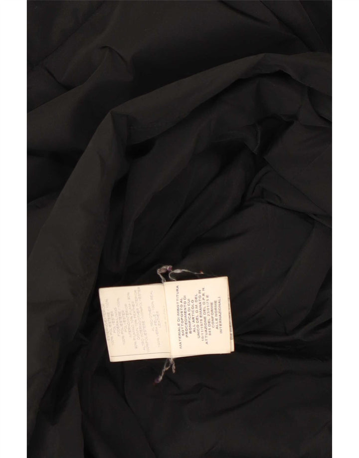 Ermanno Scervino Manteau Rembourré Femme IT 42 Moyen Noir Polyester