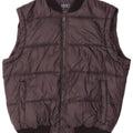 Esprit Gilet rembourré pour homme UK 40 Large Noir Polyester
