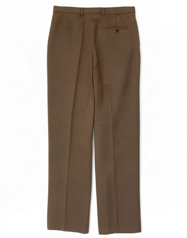 Marks & Spencer Herren-Anzughose in normaler Passform, W32, L31, beige Wolle