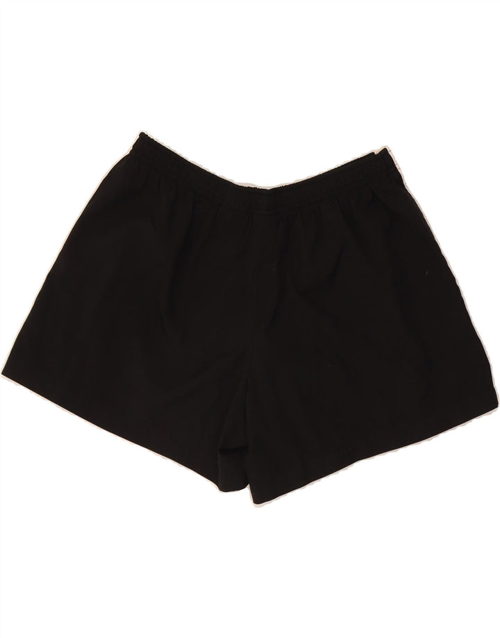 NIKE Womens Sport Shorts US 12/14 Large Black Colourblock Polyester Vintage Nike and Second-Hand Nike from Messina Hembry 