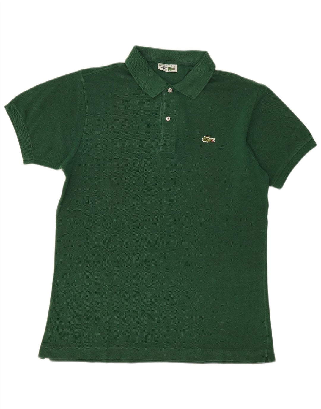 Lacoste Mens Polo Shirt Size 5 Large Green Cotton