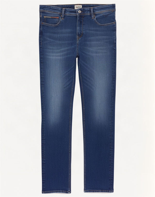 Tommy Hilfiger Womens Slim Jeans W34 L32 Blue Cotton