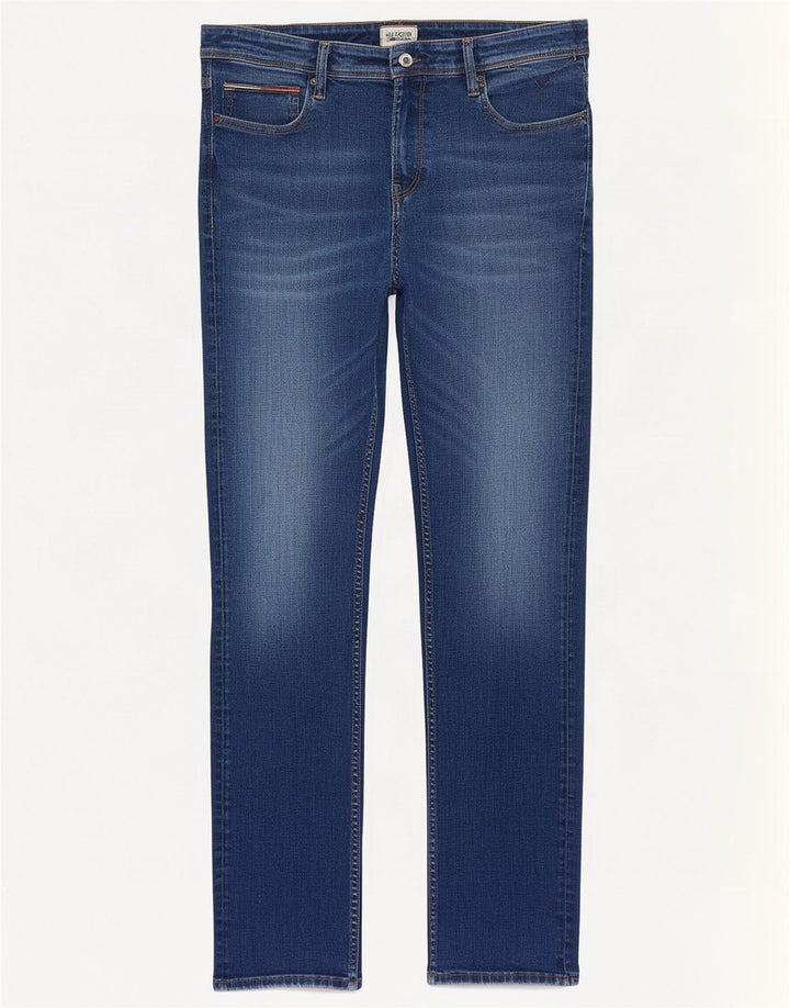 Tommy Hilfiger Womens Slim Jeans W34 L32 Blue Cotton