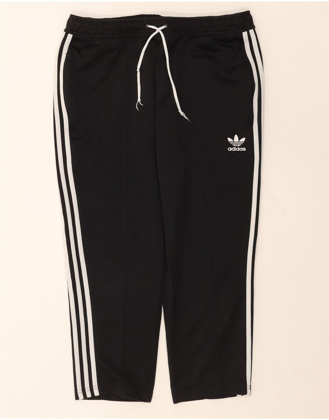Adidas Mens Capri tréningruha nadrág nagy fekete poliészter