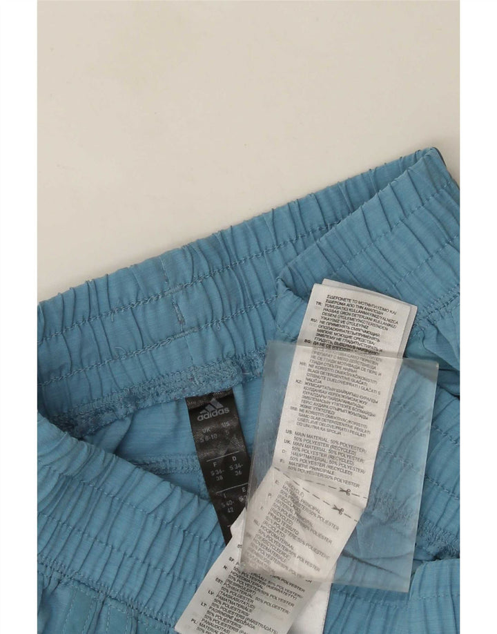 Adidas sportsshorts til kvinder UK 8/10 Small Blue Polyester