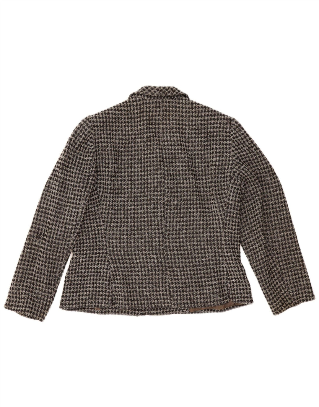 Emanuel Ungaro Womens 5 Button Blazer Jacket IT 50 XL Black Houndstooth