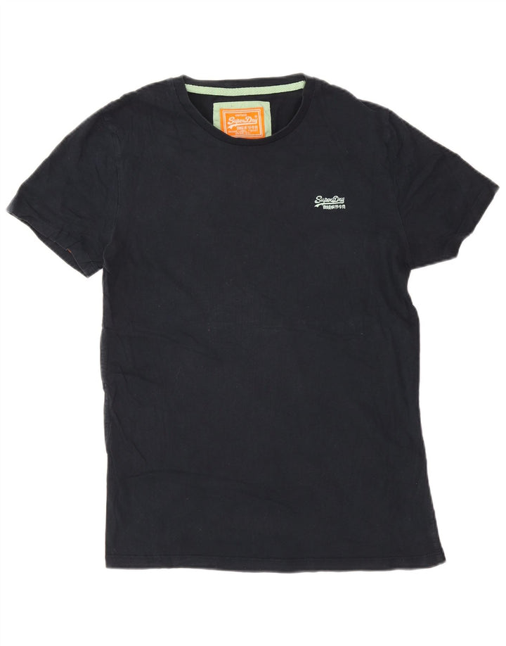 Superdry Herre T-shirt Top Medium Marineblå Bomuld