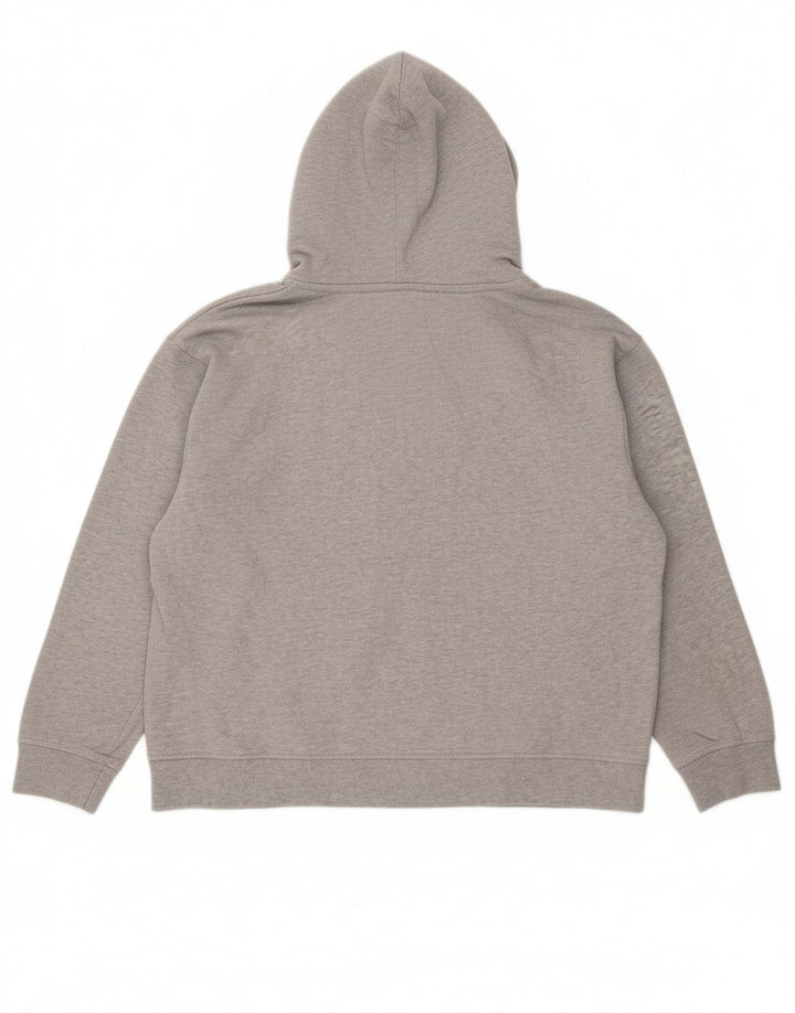 Suéter com capuz gráfico masculino LEVI'S grande algodão cinza