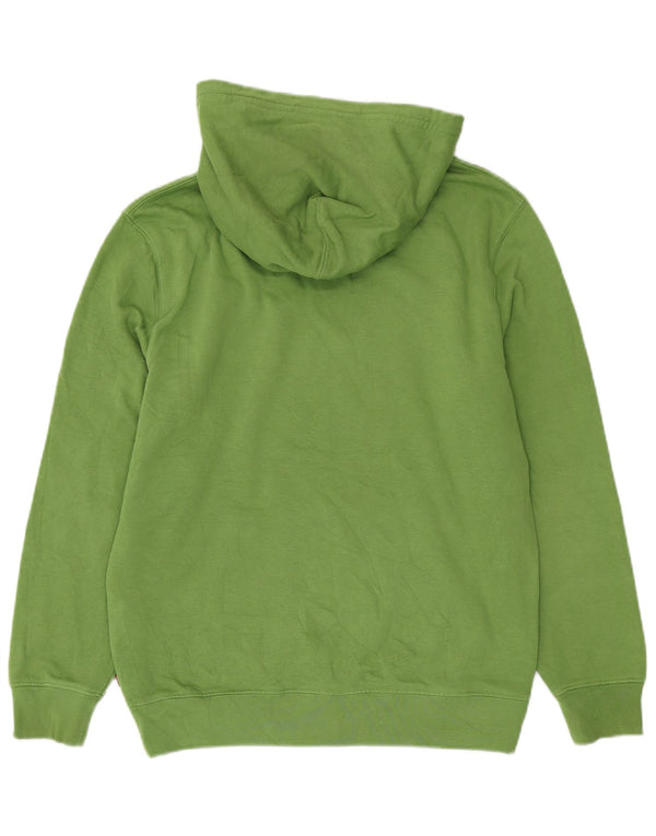 Levi's Mens Standard Graphic Hoodie Jumper Small Green Cotton