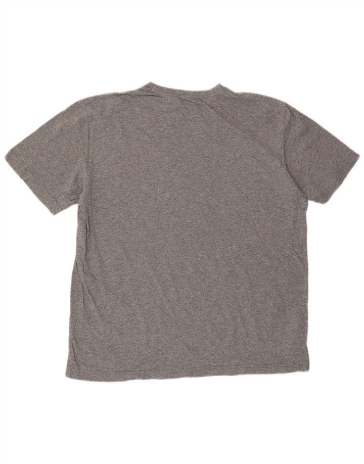 DOCKERS Mens T-Shirt Top Large Grey Cotton