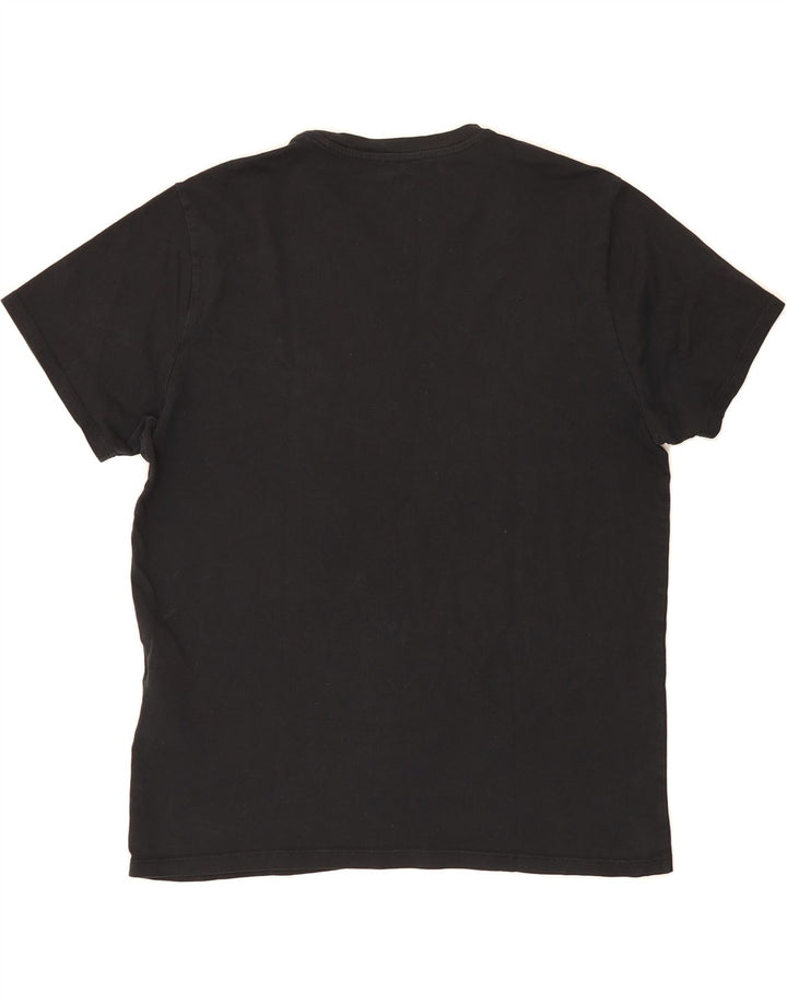 LEVI'S Womens T-Shirt Top UK 16 Large Black Cotton Vintage Levi's and Second-Hand Levi's from Messina Hembry 