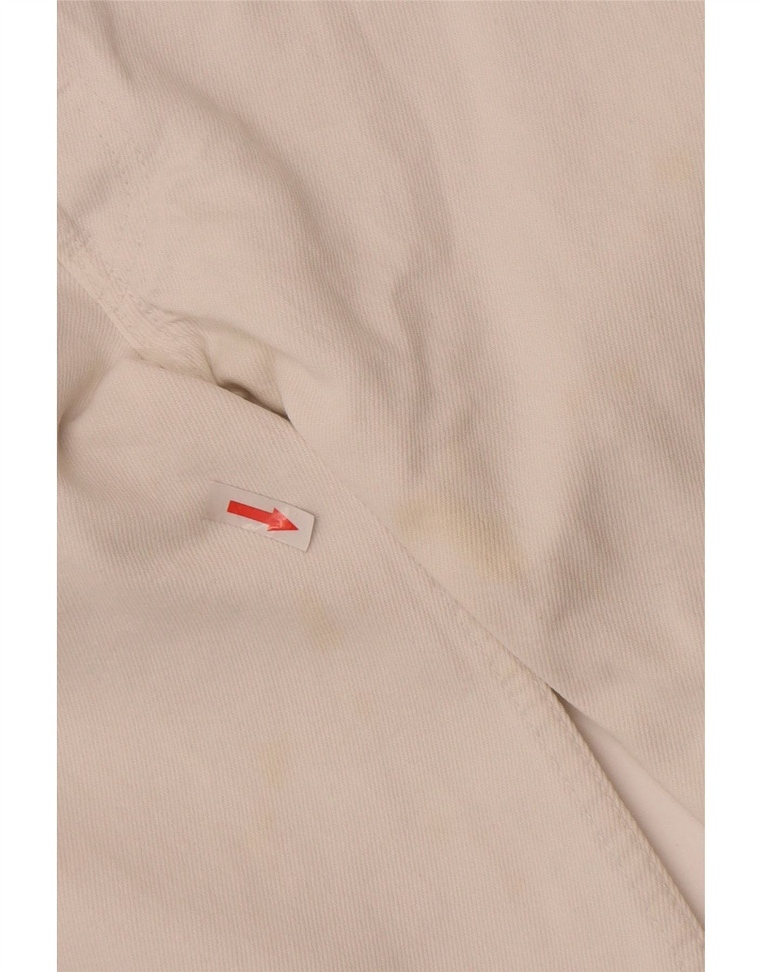 Levi's Womens 501 Straight Jeans W28 L32 White Cotton