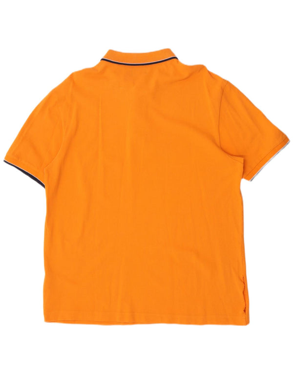 Polo Kappa Uomo XL Cotone Arancione