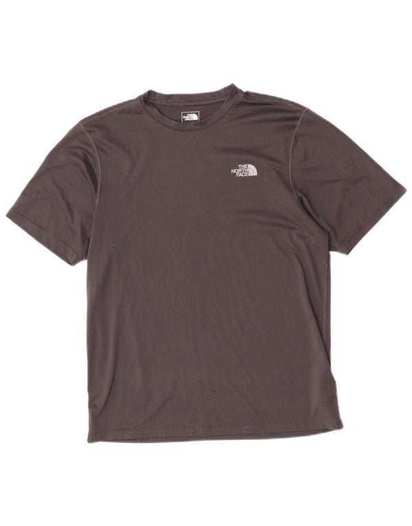 The North Face Mens T-Shirt Top Small Grey Polyester