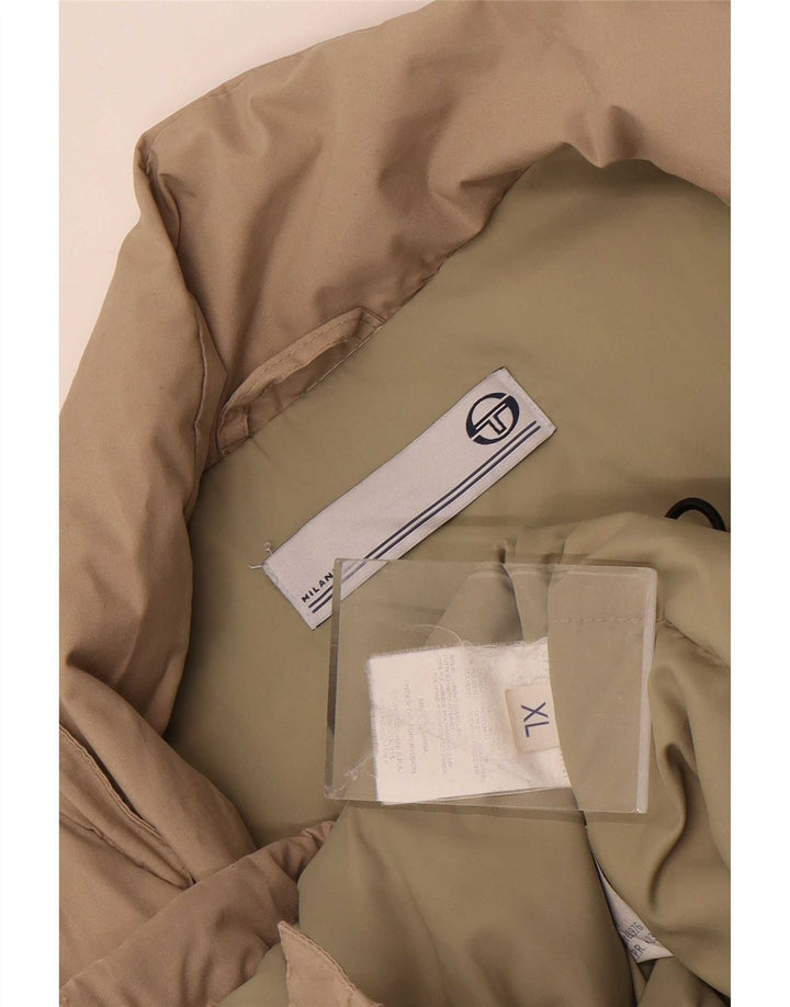 Sergio Tacchini Veste matelassée pour homme UK 42 XL Beige Polyester